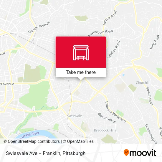 Mapa de Swissvale Ave + Franklin