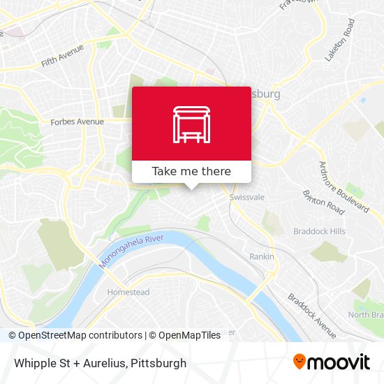 Whipple St + Aurelius map