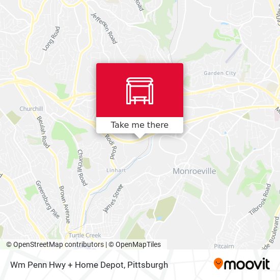 Wm Penn Hwy + Home Depot map