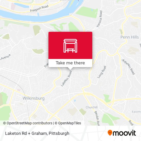 Laketon Rd + Graham map