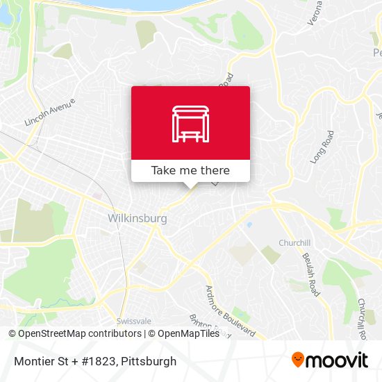 Mapa de Montier St + #1823