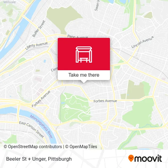 Beeler St + Unger map