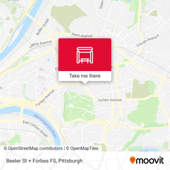 Mapa de Beeler St + Forbes FS