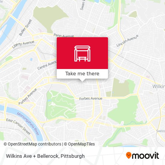 Mapa de Wilkins Ave + Bellerock