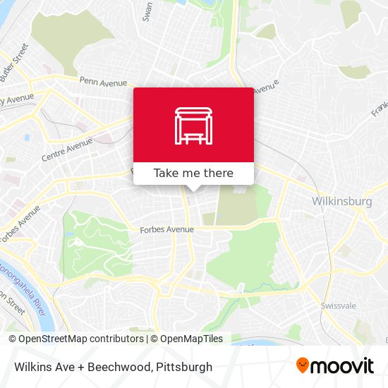 Mapa de Wilkins Ave + Beechwood