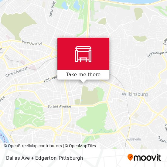 Dallas Ave + Edgerton map
