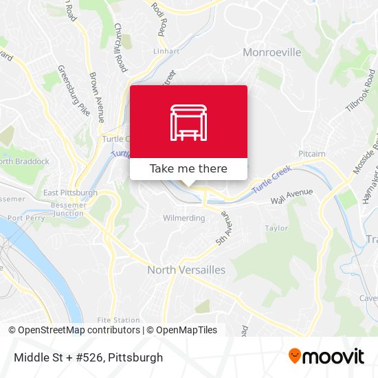 Mapa de Middle St + #526
