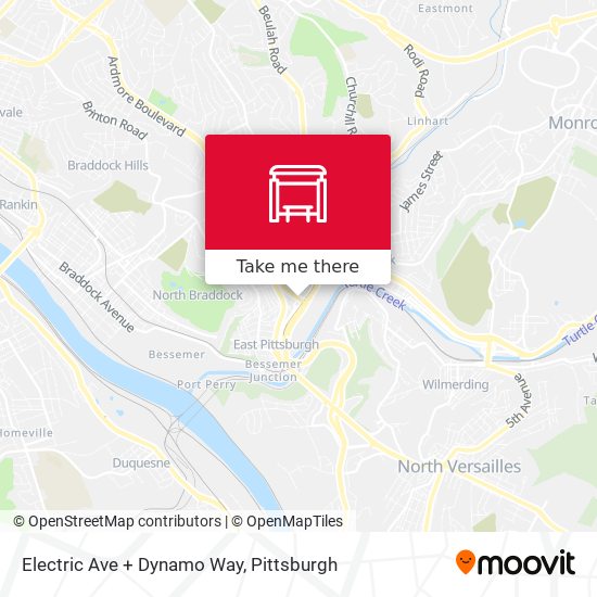 Electric Ave + Dynamo Way map
