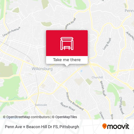 Penn Ave + Beacon Hill Dr FS map