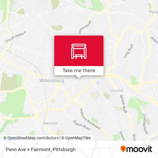 Mapa de Penn Ave + Fairmont