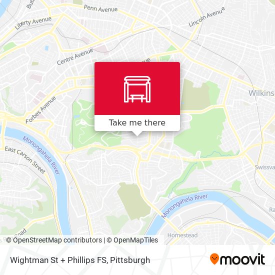 Mapa de Wightman St + Phillips FS