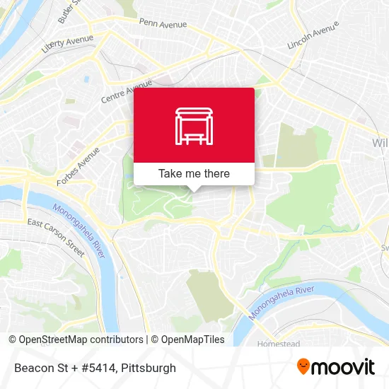 Beacon St + #5414 map