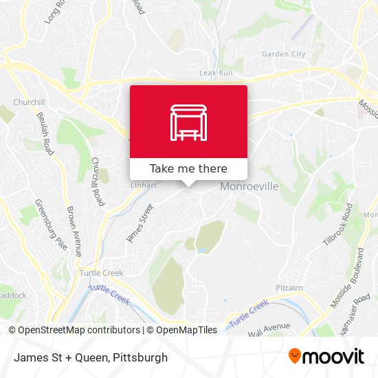 Mapa de James St + Queen