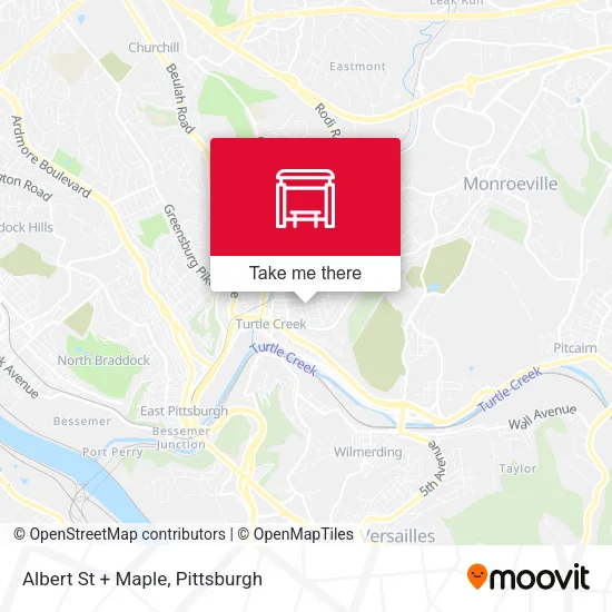 Mapa de Albert St + Maple