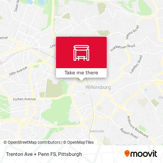 Mapa de Trenton Ave + Penn FS