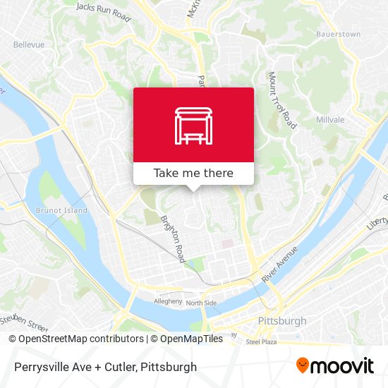 Mapa de Perrysville Ave + Cutler