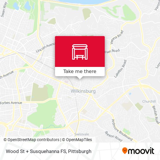 Wood St + Susquehanna FS map