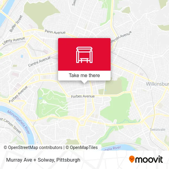 Murray Ave + Solway map