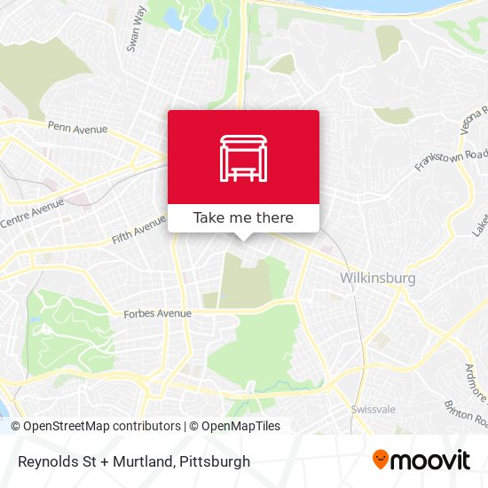 Reynolds St + Murtland map