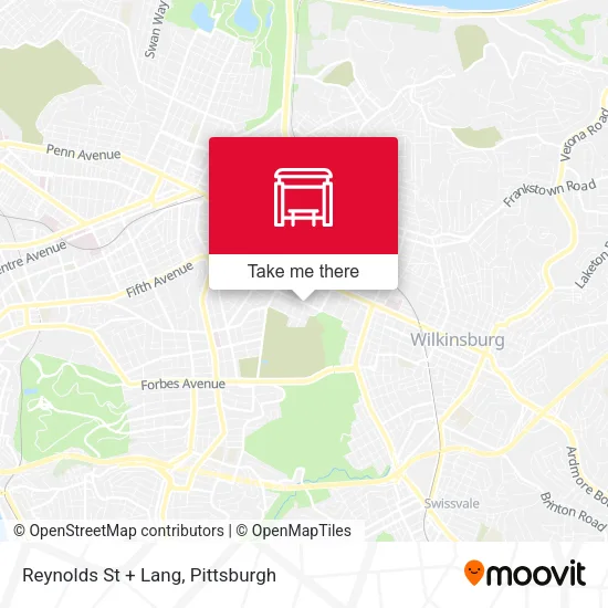 Mapa de Reynolds St + Lang