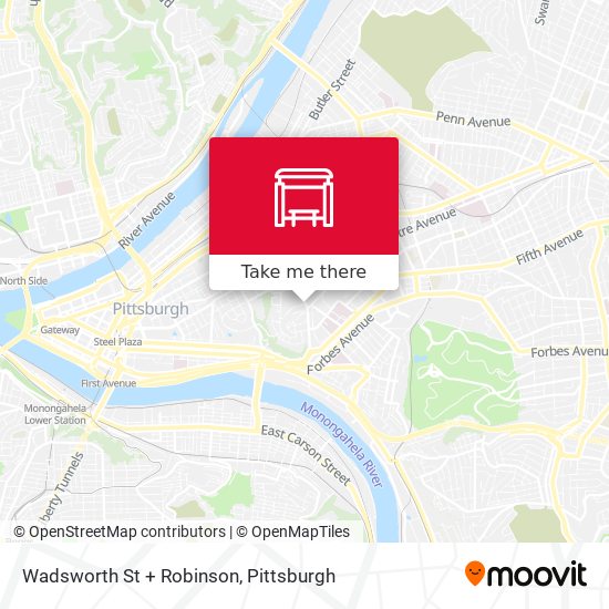 Wadsworth St + Robinson map