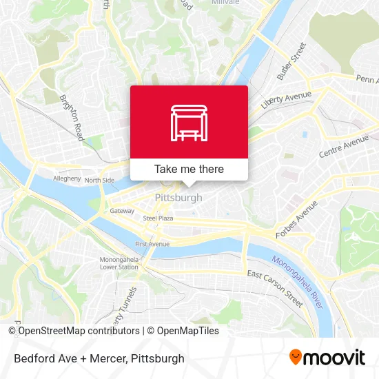 Mapa de Bedford Ave + Mercer