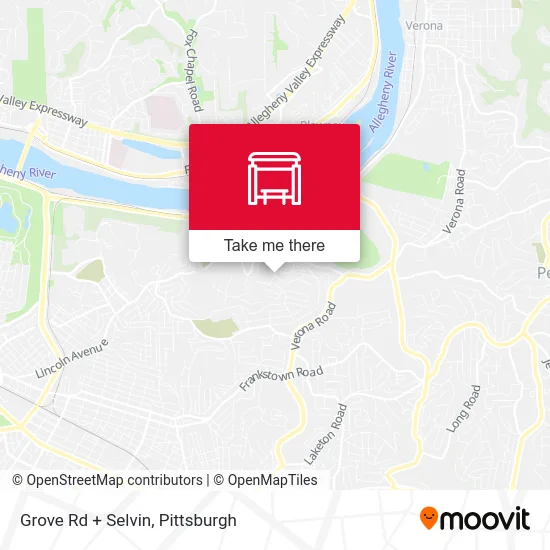 Grove Rd + Selvin map