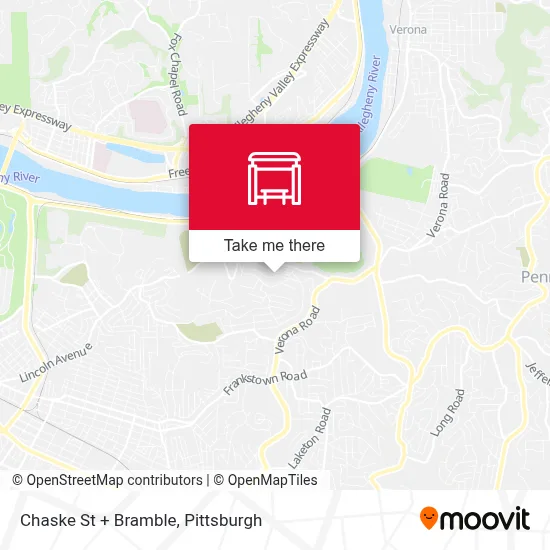 Chaske St + Bramble map