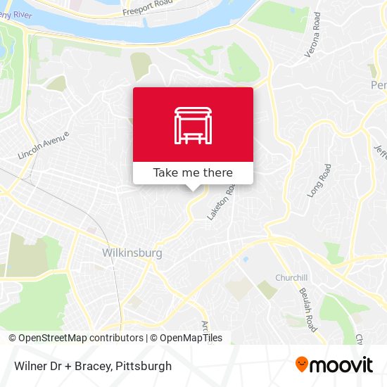 Wilner Dr + Bracey map