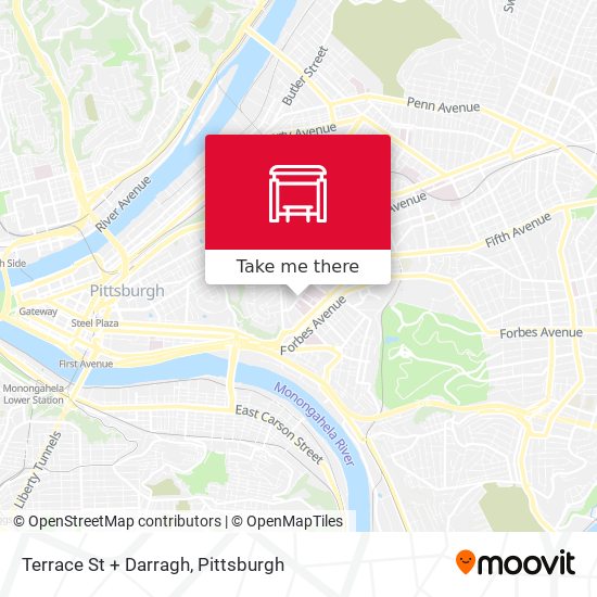 Mapa de Terrace St + Darragh