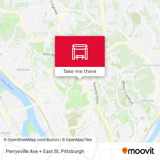 Mapa de Perrysville Ave + East St