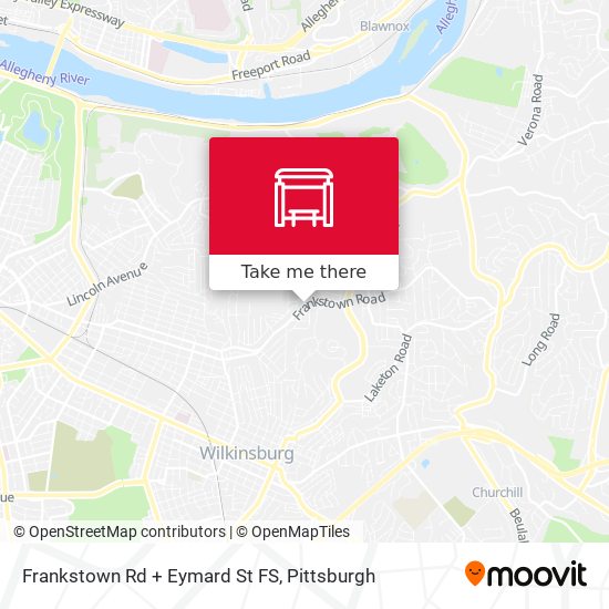 Mapa de Frankstown Rd + Eymard St FS