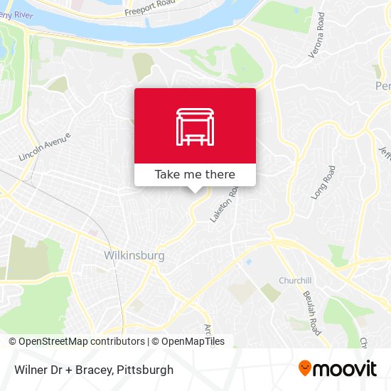 Wilner Dr + Bracey map