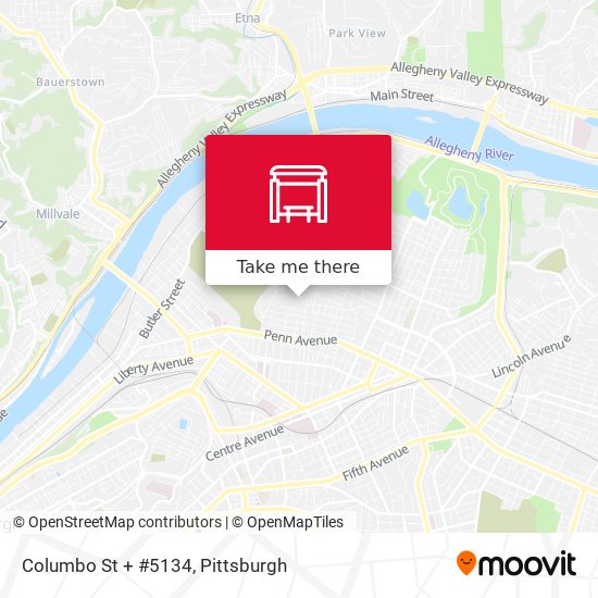Mapa de Columbo St + #5134