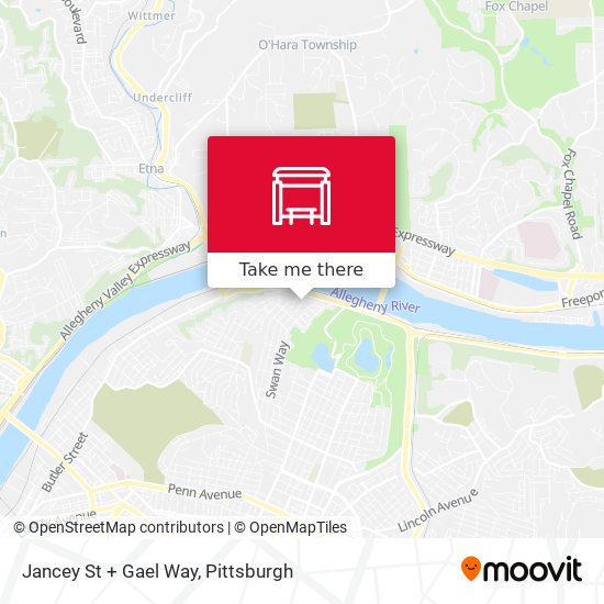 Mapa de Jancey St + Gael Way