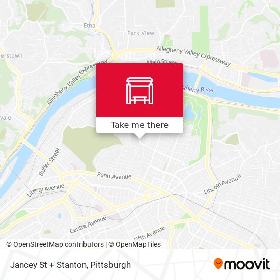 Mapa de Jancey St + Stanton