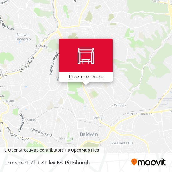 Prospect Rd + Stilley FS map