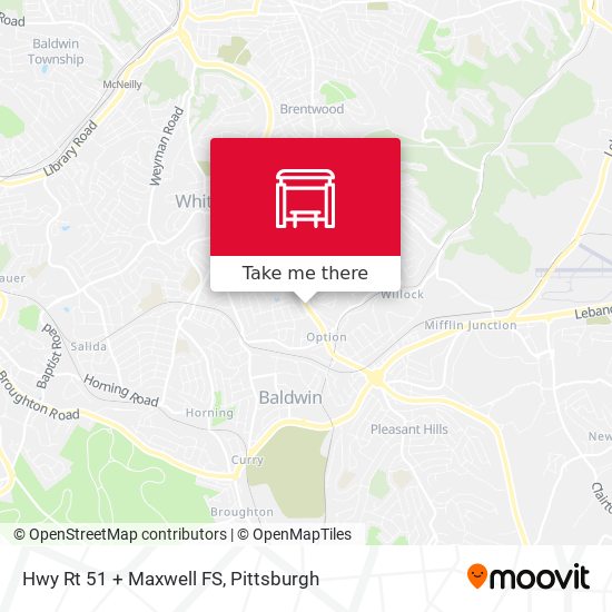 Mapa de Hwy Rt 51 + Maxwell FS