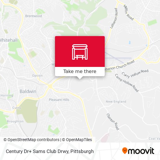 Mapa de Century Dr+ Sams Club Drwy