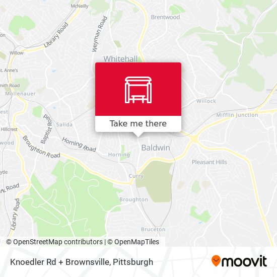 Mapa de Knoedler Rd + Brownsville