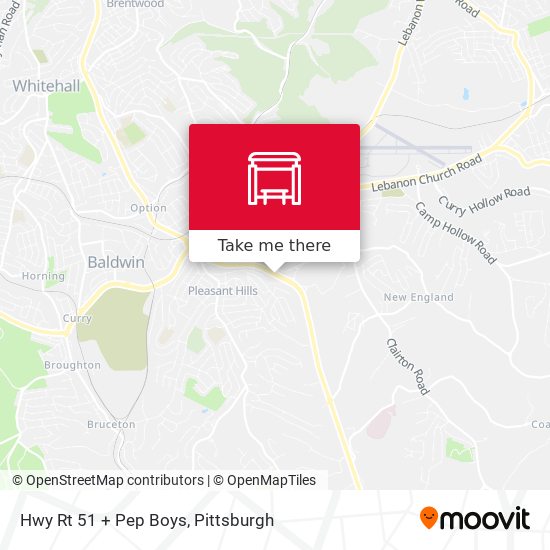 Mapa de Hwy Rt 51 + Pep Boys