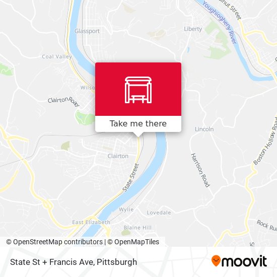 State St + Francis Ave map