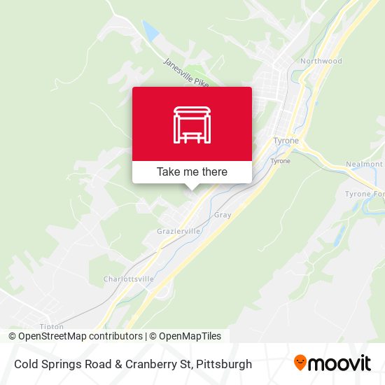 Cold Springs Road & Cranberry St map