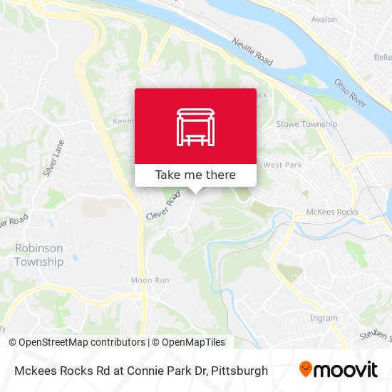 Mckees Rocks Rd at Connie Park Dr map