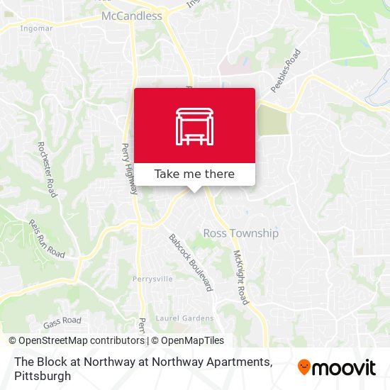 Mapa de The Block at Northway at Northway Apartments