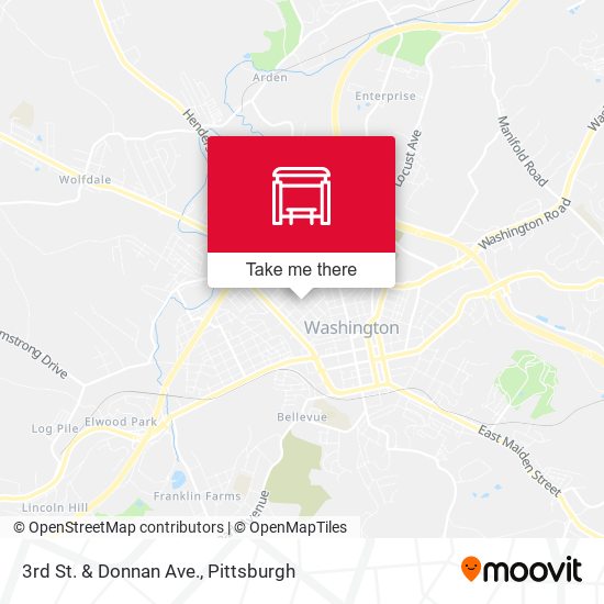 Mapa de 3rd St. & Donnan Ave.