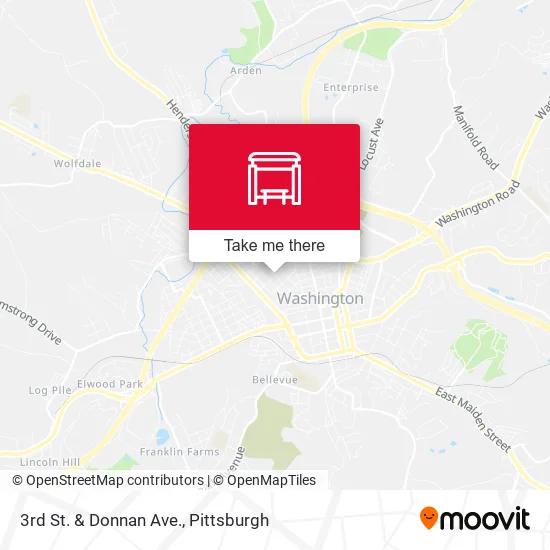Mapa de 3rd St. & Donnan Ave.