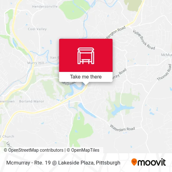 Mcmurray - Rte. 19 @ Lakeside Plaza map