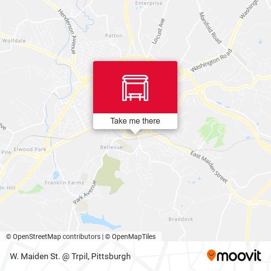 Mapa de W. Maiden St. @ Trpil