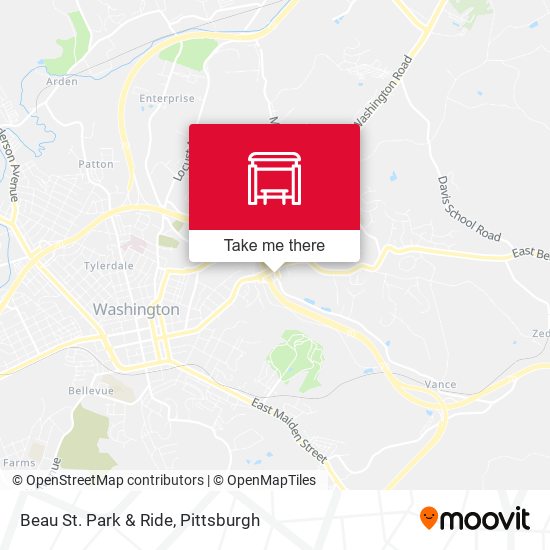 Mapa de Beau St. Park & Ride